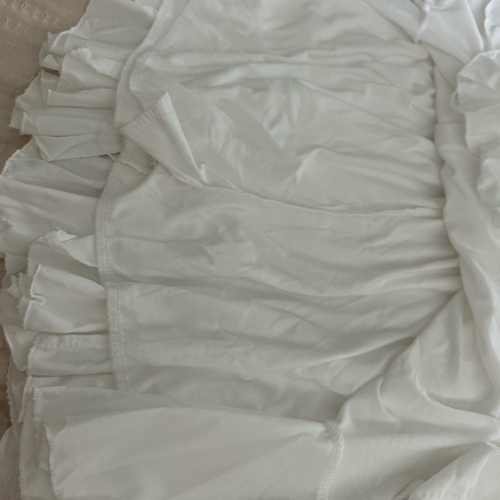 White Ruffled Skirt - Picture 3 of 5